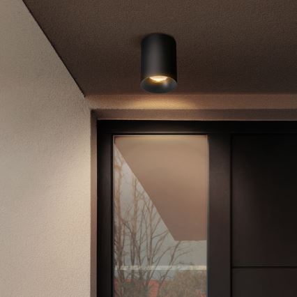 Brilagi - Foco empotrable LED RGBW regulable TRINE 1xGU10/4,8W/230V 3000K negro + mando a distancia