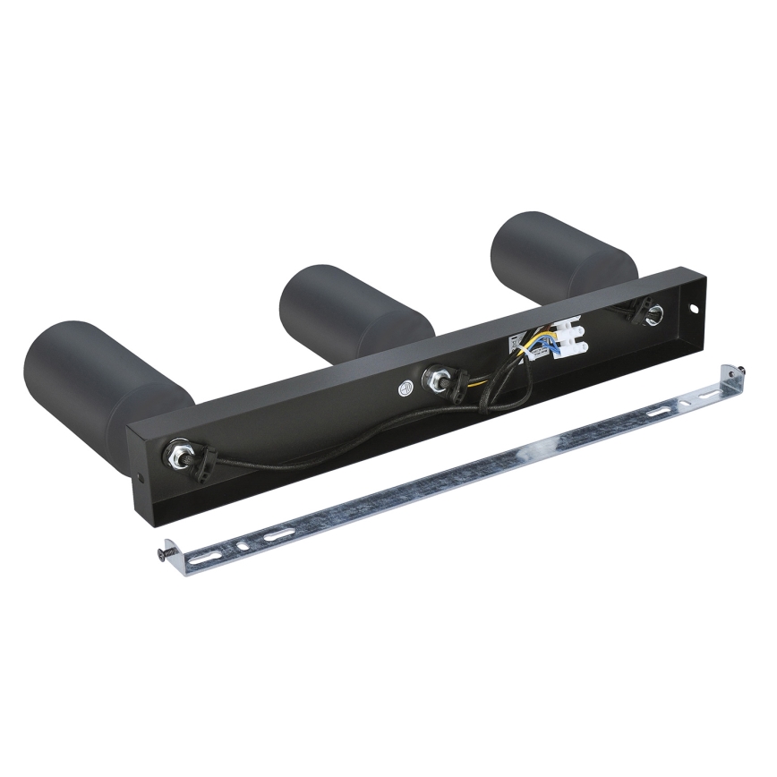 Brilagi - Luminaria empotrable LED RGBW regulable SELE 3xGU10/4,8W/230V 3000K antracita + mando a distancia