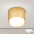 BRILAGI - Foco empotrable LED RGB+CCT regulable SMOOTH 1xGX53/14W/230V 60x82 mm 2700-6500K Wi-Fi Tuya dorado