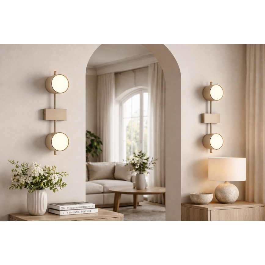 BRILAGI - Foco empotrable LED RGB+CCT regulable MONO 2xGX53/14W/230V 2700–6500K Wi‑Fi Tuya beige