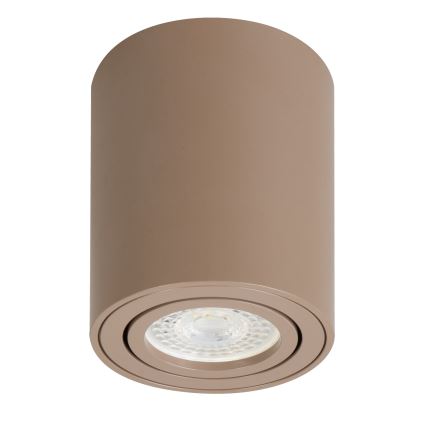 Brilagi - Foco empotrable LED RGBW regulable MIA 1xGU10/4,8W/230V 3000K 100x80 mm beige + mando a distancia