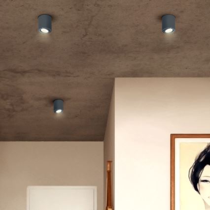 Brilagi - Foco empotrado LED RGBW regulable MIA 1xGU10/4,8W/230V 3000K 84x80 mm antracita + mando a distancia