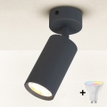 Brilagi - Foco empotrable LED RGBW regulable SELE 1xGU10/4,8W/230V 3000K antracita + mando a distancia