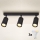 Brilagi - Foco empotrable LED RGBW regulable SELE 3xGU10/4,8W/230V 3000K negro + mando a distancia