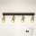 Brilagi - Foco empotrable LED RGBW regulable SELE GOLDEN 4xGU10/4,8W/230V 3000K negro/dorado + control remoto
