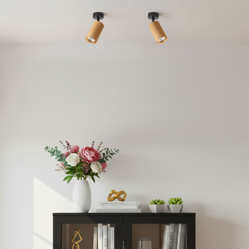 Brilagi - Foco empotrable LED RGBW regulable SELE MODERN 1xGU10/4,8W/230V 3000K dorado + mando a distancia