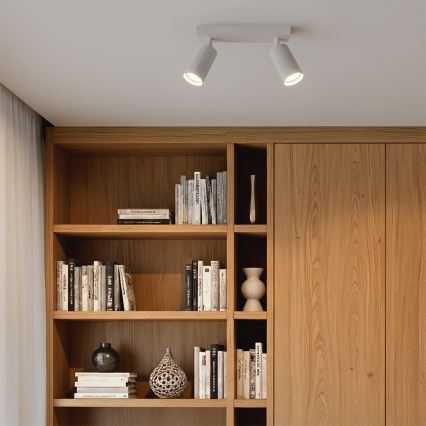Brilagi - Foco empotrable LED RGBW regulable SELE MODERN 2xGU10/4,8W/230V 3000K blanco + mando a distancia