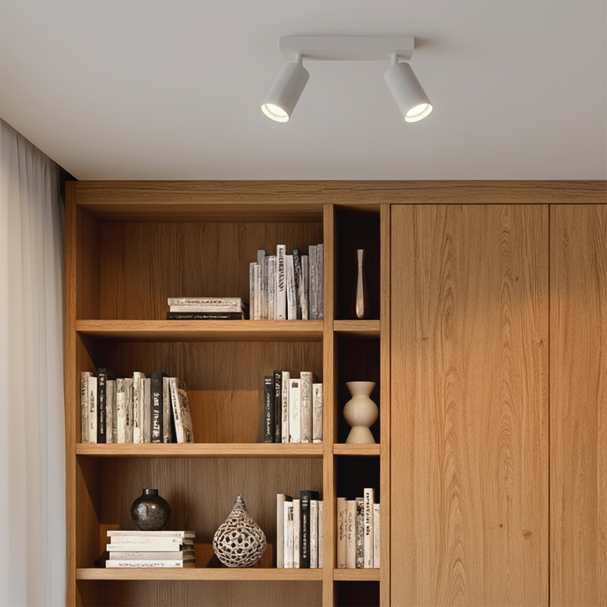 Brilagi - Foco empotrable LED RGBW regulable SELE MODERN 2xGU10/4,8W/230V 3000K blanco + mando a distancia
