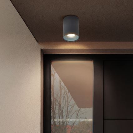 Brilagi - Foco empotrable LED RGBW regulable TRINE 1xGU10/4,8W/230V 3000K antracita + mando a distancia