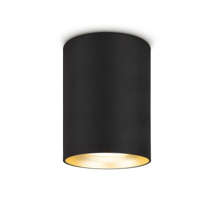 Brilagi - Foco LED RGBW regulable TRINE 1xGU10/4,8W/230V 3000K negro/dorado + mando a distancia