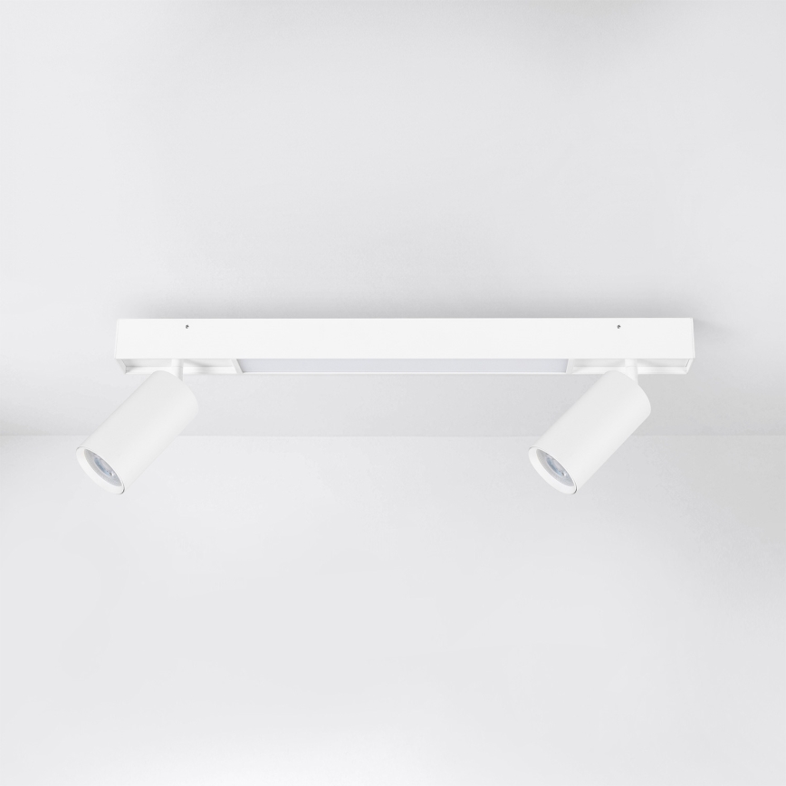 Brilagi - Foco empotrable LED SELE 2xGU10/30W/230V + LED/15W blanco