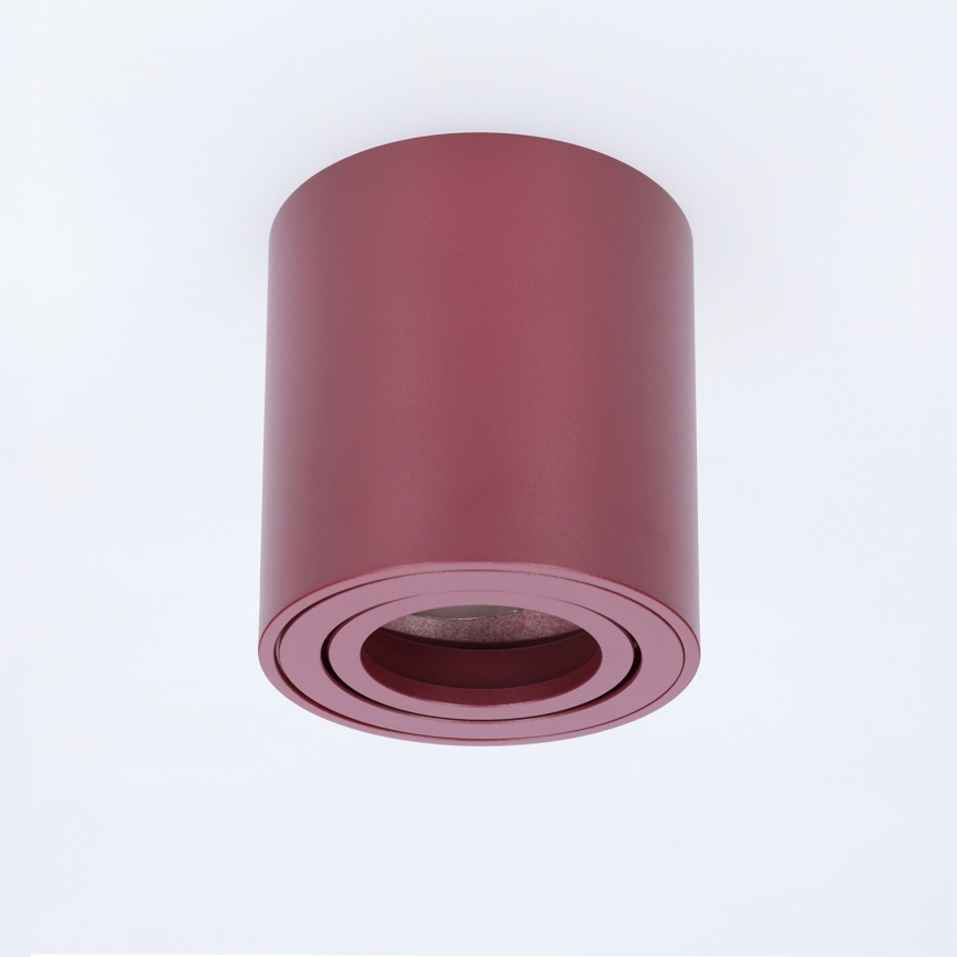 BRILAGI - Foco empotrable MIA 1xGU10/30W/230V 84x80 mm burdeos