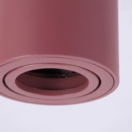 BRILAGI - Foco empotrable MIA 1xGU10/30W/230V 84x80 mm burdeos