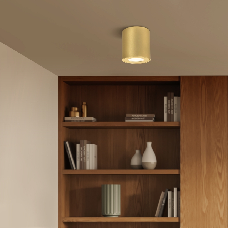 Brilagi - Foco empotrable para baño MIA 1xGU10/30W/230V 84x80 mm acabado dorado IP54