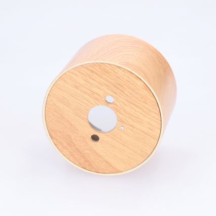 BRILAGI - Foco para baño SMOOTH 1xGX53/15W/230V 60x82 mm acabado en roble IP54