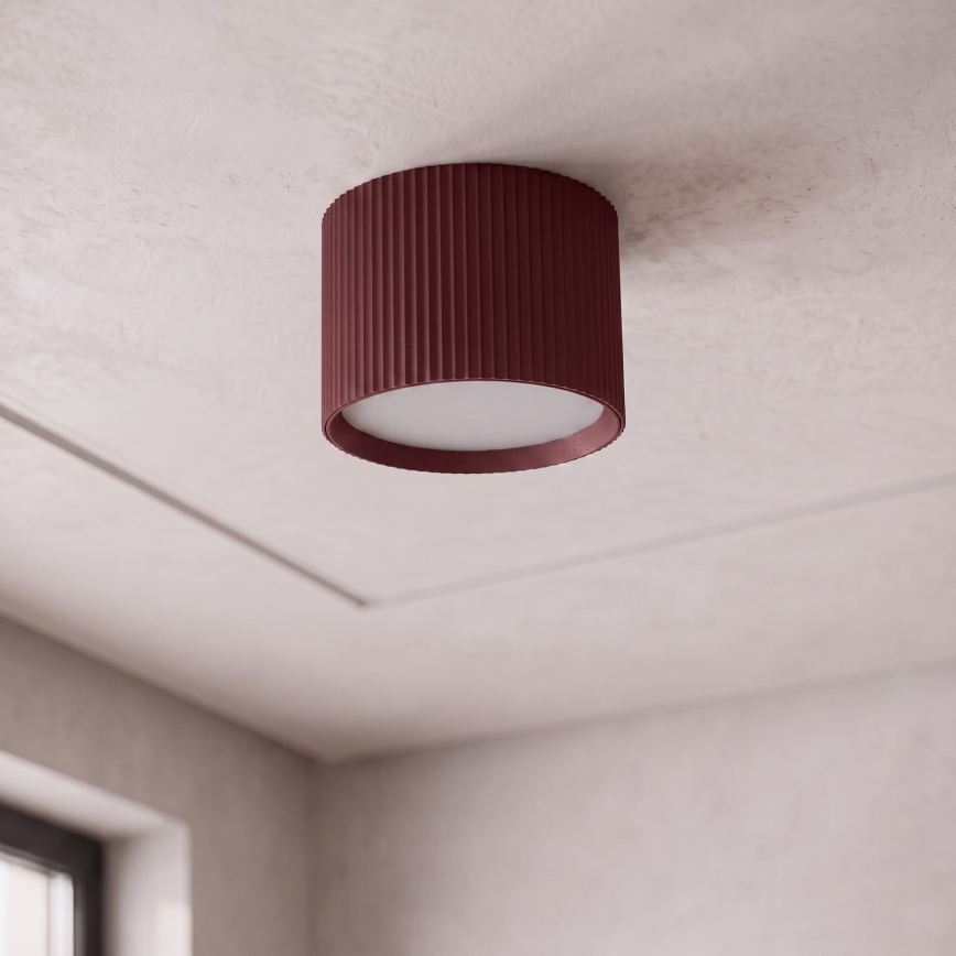BRILAGI - Foco empotrable STRIPY 1xGX53/15W/230V 60x82 mm burdeos