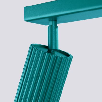 Brilagi - Foco empotrado LED CRESTO 4xGU10/10W/230V turquesa