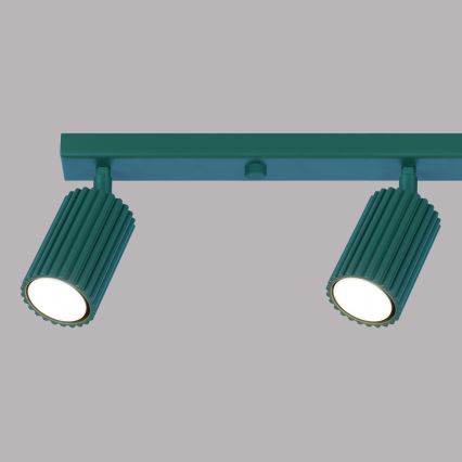 Brilagi - Foco empotrado LED CRESTO 4xGU10/10W/230V turquesa