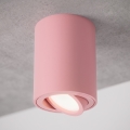 BRILAGI - Foco empotrado MIA 1xGU10/30W/230V 100x80 mm rosa