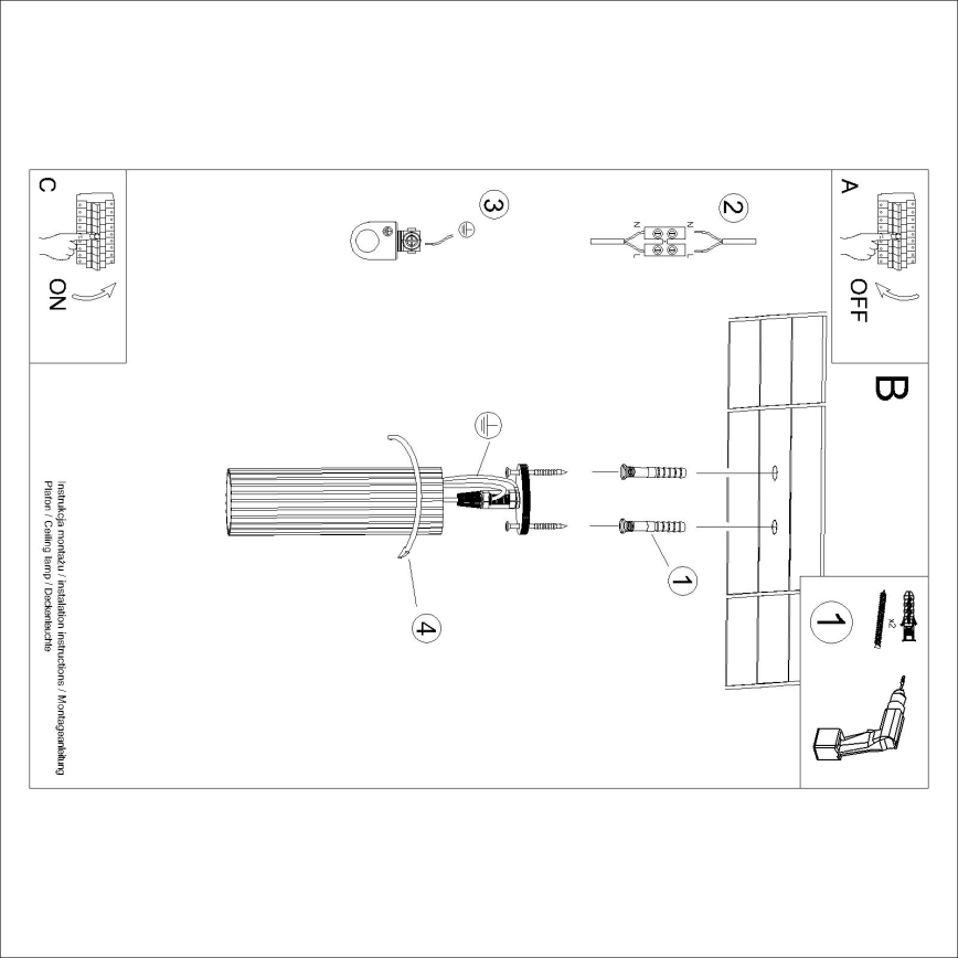 Brilagi - Foco LED CRESTO 1x GU10/10W/230V, 20 cm, negro