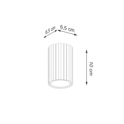 Brilagi - Foco LED CRESTO 1xGU10/10W/230V, 10 cm, color dorado