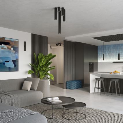Brilagi - Foco LED CRESTO 1xGU10/10W/230V 10 cm negro