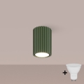 Brilagi - Foco LED CRESTO 1xGU10/10W/230V 10 cm verde