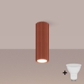 BRILAGI - Foco LED CRESTO 1xGU10/10W/230V 20 cm naranja
