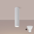 Brilagi - Foco LED CRESTO 1xGU10/10W/230V 30 cm blanco