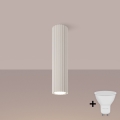 Brilagi - Foco LED CRESTO 1xGU10/10W/230V 30 cm crema