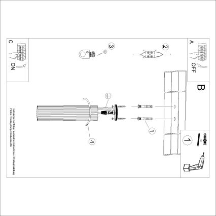 Brilagi - Foco LED CRESTO 1xGU10/10W/230V 30 cm dorado