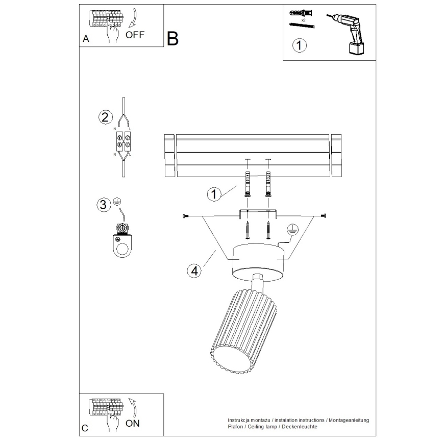 Brilagi - Foco LED CRESTO 1xGU10/10W/230V color crema