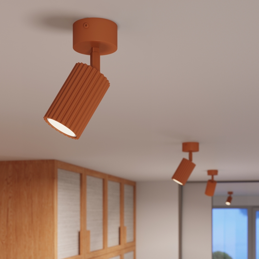 BRILAGI - Foco LED CRESTO 1xGU10/10W/230V naranja
