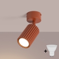 Brilagi - Foco LED CRESTO 1xGU10/10W/230V rojo