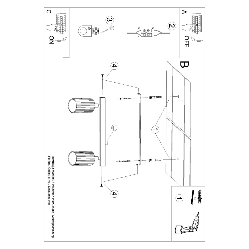 Brilagi - Foco LED CRESTO 2xGU10/10W/230V marrón