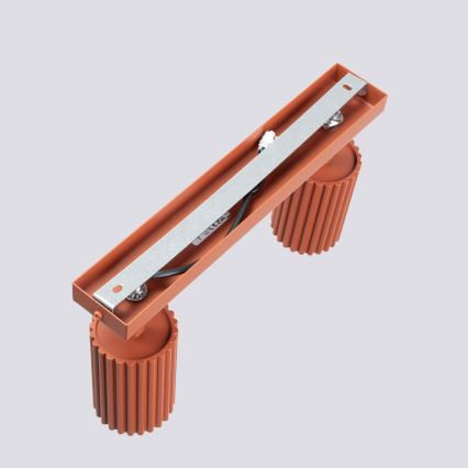 BRILAGI - Foco LED CRESTO 2xGU10/10W/230V naranja