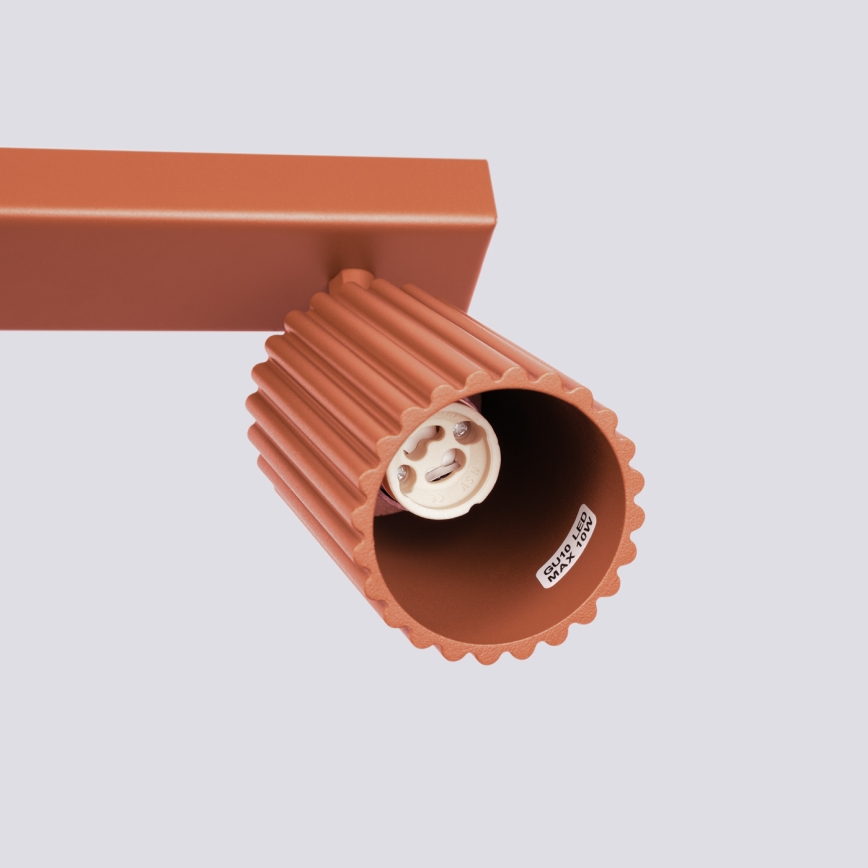 Brilagi - Foco LED CRESTO 2xGU10/10W/230V rojo