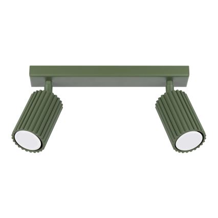 Brilagi - Foco LED CRESTO 2xGU10/10W/230V verde