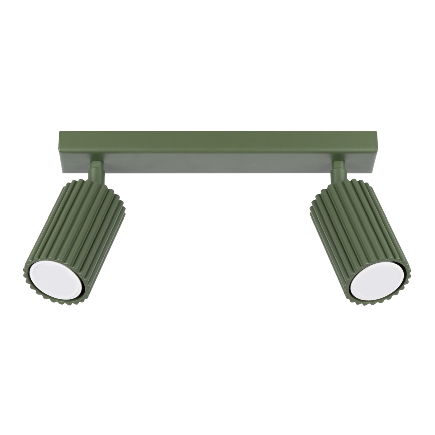 Brilagi - Foco LED CRESTO 2xGU10/10W/230V verde