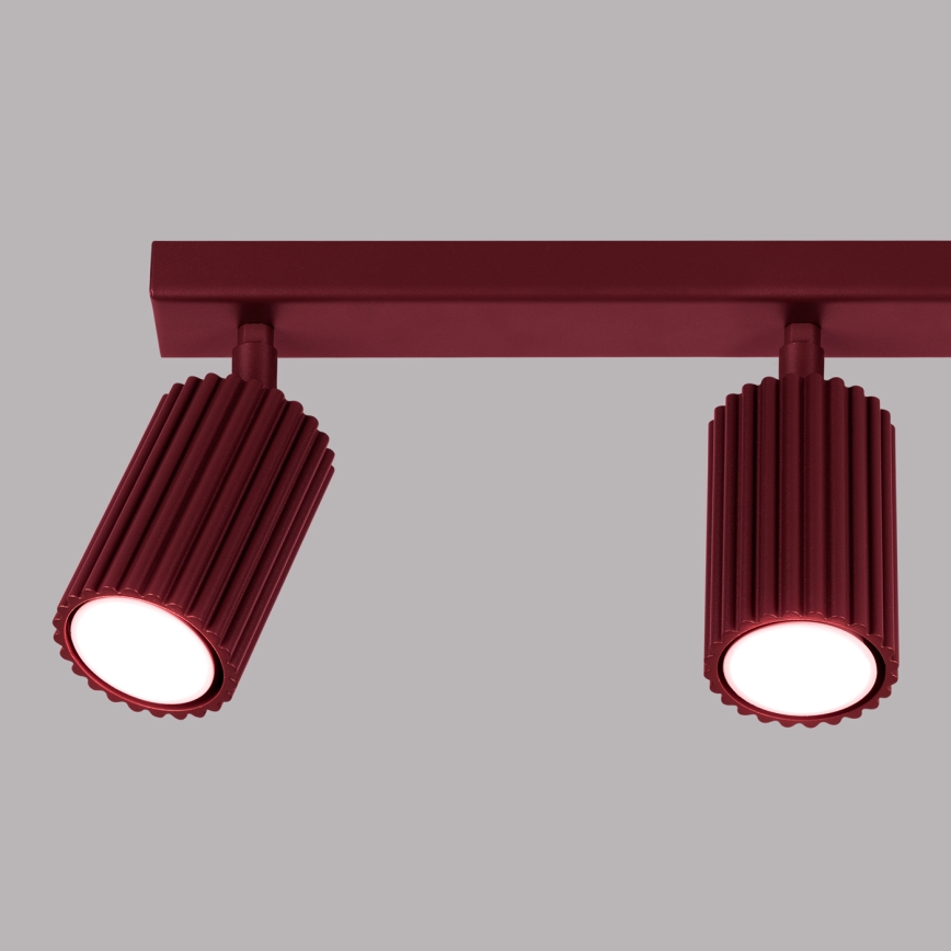Brilagi - Foco LED CRESTO 3xGU10/10W/230V burdeos