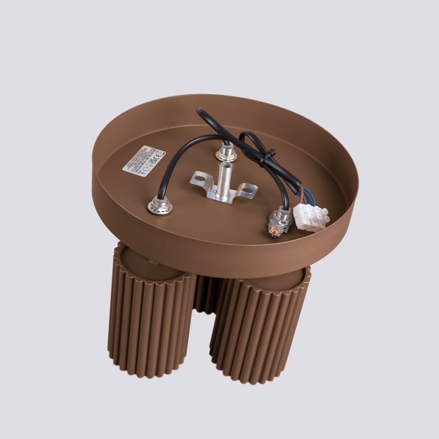 Brilagi - Foco LED CRESTO 3xGU10/10W/230V marrón