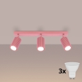 Brilagi - Foco LED CRESTO 3xGU10/10W/230V rosa