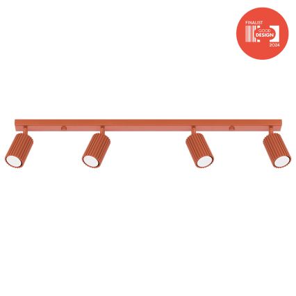 BRILAGI - Foco LED CRESTO 4xGU10/10W/230V naranja