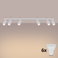 Brilagi - Foco LED CRESTO 6xGU10/10W/230V blanco