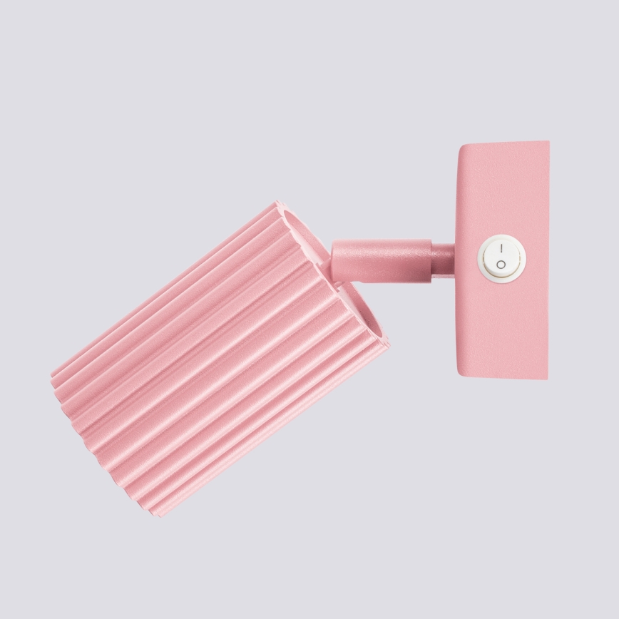 Brilagi - Foco LED de pared CRESTO 1xGU10/10W/230V rosa
