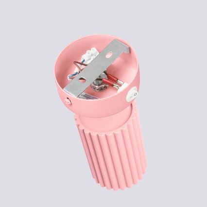 Brilagi - Foco LED de pared CRESTO 1xGU10/10W/230V rosa