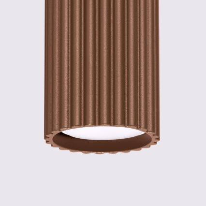 Brilagi - Foco LED empotrable CRESTO 1xGU10/10W/230V 10 cm marrón