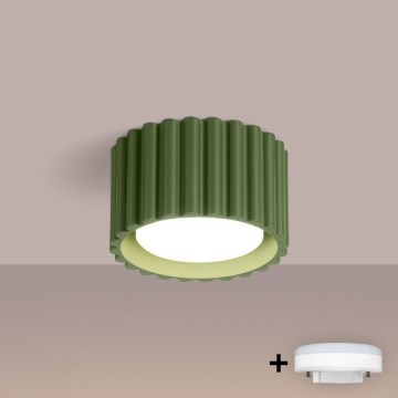 Brilagi - Foco LED empotrable SFERA 1xGX53/30W/230V, Ø 10 cm, verde