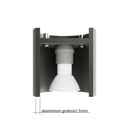 BRILAGI -  Foco LED FRIDA 1xGU10/7W/230V negro