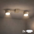Brilagi - Foco LED MONO 2xGX53/13W/230V beige